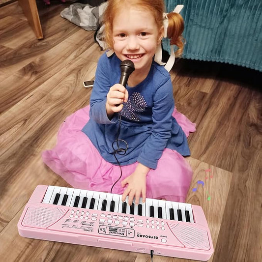 My daughter suddenly picked up the mic