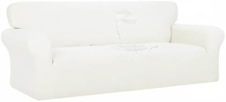 PureFit 100% Dual Waterproof Couch Cover Slipcovers for Couches and Sofas - Stretch Non Slip Fleece Sofa Covers Washable, Leakproof Furniture Protector for Kids, Pets, Dog (Sofa, Beige)