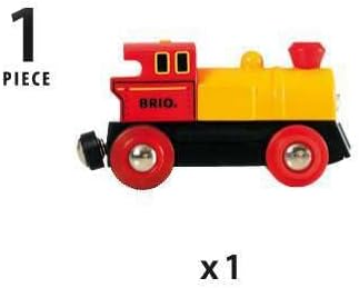 BRIO 33594 World Two-Way Battery-Operated Engine - Interactive Train Toy for Kids | Lights Up | Forward & Reverse Functions | Great Christmas or Birthday Gift | Suitable for Ages 3 and Up