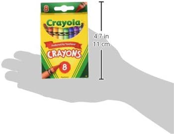 Crayola Crayons 8ct, 8 Count (Pack of 6), Assorted