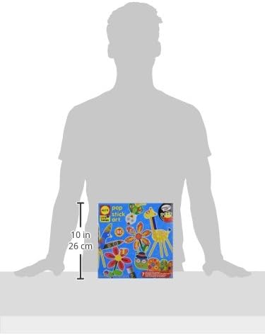 ALEX Toys Little Hands Pop Stick Art Craft Kit, Create Cute Animal and Flower Puppets, Allows Children to be Creative and Use their Imagination, For Ages 3 and up