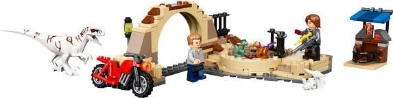 LEGO Jurassic World Atrociraptor Dinosaur: Bike Chase Set 76945, Dinosaur Toys for Boys, Girls, Kids Age 6 Plus, with 3 Dino Figures and Toy Motorcycle