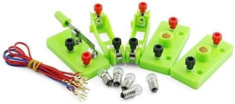 E-outstanding Circuit Learning kit Simple Circuit Physics Electrical Experiment Box, Physics Teaching Instrument