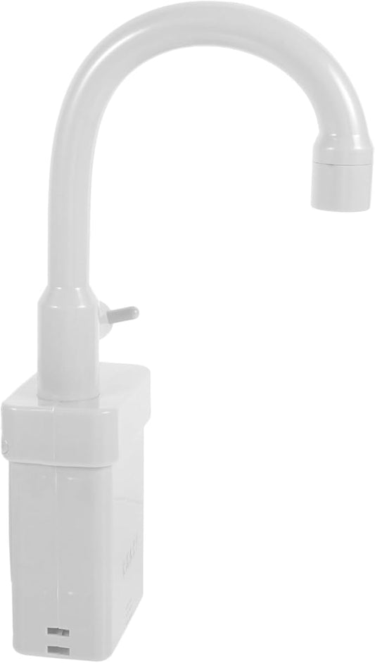 TOYANDONA Kids Toy Kitchen Sink Faucet Replacement, Fake Faucet Pretend Play Sink Running Water Playing House Toys for Toddlers 2-4 Years Grey Kids Toy Kitchen Sink Faucet Set