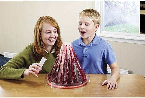 Learning Resources Erupting Volcano Model, Fun Science Learning, Homeschool, Cross-Section Model with Foaming Lava, Ages 6+