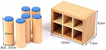 YHZAN New Montessori Sensorial Auditory Material Sound Bottles - Sound Cylinders Sound Boxes Kids Educational Toys