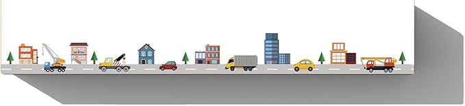 Tiny Land 55PCS Wooden Train Set - Compatible with Major Brand Tracks, Educational Toy for Toddlers & Kids Ages 3-7, Durable Wooden Railway Tracks