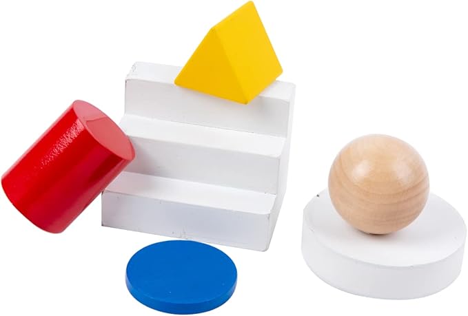 Montessori Infant Toys Multi-Shape Moveable Separation Box Cognitive Development and Shape Recognition Toys for 1-3 Years Old Babys