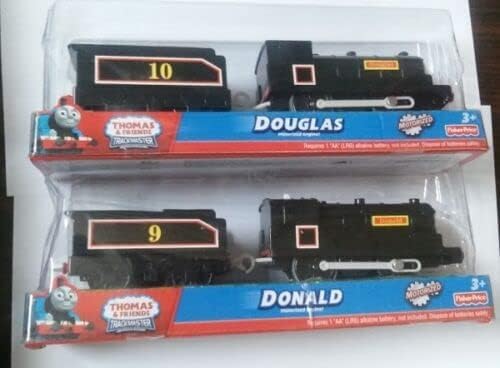 wltk Motorized Douglas Train Engine Toy Set, Battery-Powered Train’s Friend Toy Set ,Toddlers Train Toys for Age 3 4 5 6 7 8 Kids Boys Girls