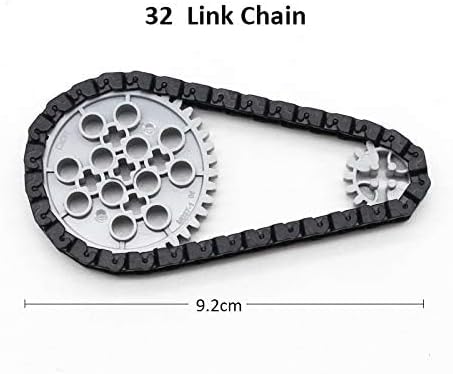 Building Blocks Parts Tank Track Wheels Treads Chain Links Motorcycle Car Accessories Toys for 6-12 Years Old Boys Girls Kids Gift (212 Pcs Tank Track)