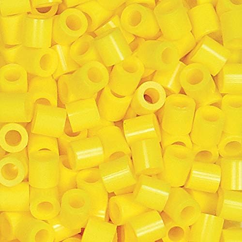 Perler Beads Fuse Beads for Crafts, 6000pcs, Yellow