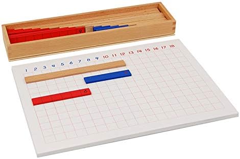 MEYOR Montessori Subtraction Board Mathematics Textbook for Preschool Early Learning Tool