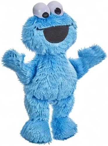 Sesame Street Little Laughs Tickle Me Cookie Monster, Talking, Laughing 10-Inch Plush Toy for Toddlers, Kids 12 Months and Up
