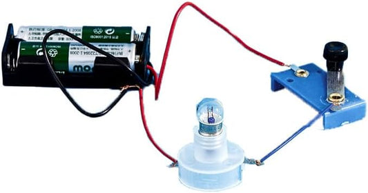 Small Bulb Lights Up Experiment Kit, Electrical Circuit Experiment Kit, Basic Physic Science Playset Educational Kit DIY Physics Experiment Model Kit