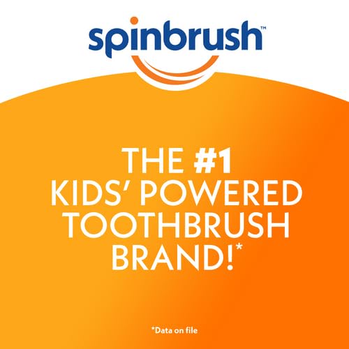 Spinbrush Kids Electric Toothbrush, Shimmery Sparkle, Battery-Powered