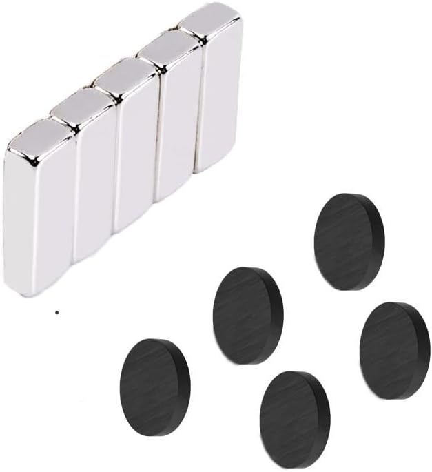 Junior Science Magnet Set for Education Science Experiment Tools Icluding Bar/U-Shaped/Iron Oxide Rest/Plate with Nickel