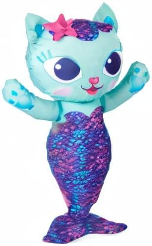 SwimWays Gabby’s Dollhouse Mercat Swim Huggable, Gabby’s Dollhouse Toys, Bath Toys & Beach Toys, Floating Water Stuffed Animal for Kids Aged 1 & Up