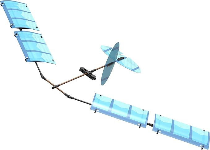 Thames & Kosmos Ultralight Airplanes STEM Experiment Kit | Build 5 Gliders | Learn How Airplanes Work | for Ages 8+ | Design Your Own Glider | Learn Physics and Aerodynamics