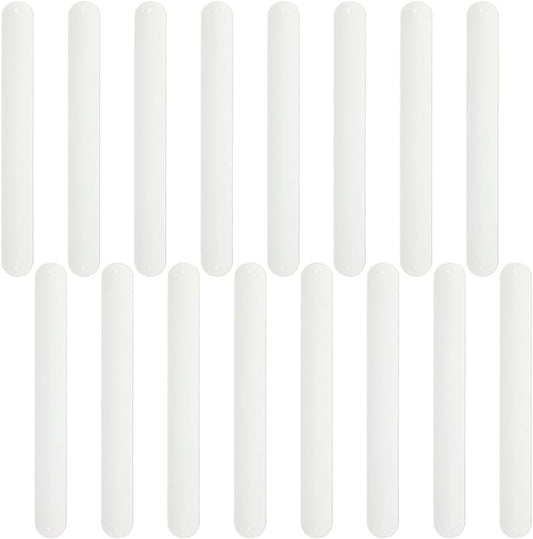 Silicone Rubbber Slap Bracelets Plain Slap Bracelets Wrist Soft and Safe Slap Bands Wrap Band for School Party Favors DIY Painting Wristband Craft