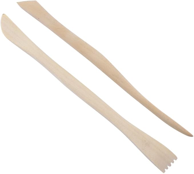 10pcs Clay Tools Set, Wood Polymer Modeling Tools DIY Wooden Clay Sculpting Tools Kits for Beginners Professionals Kids Pottery Sculpture