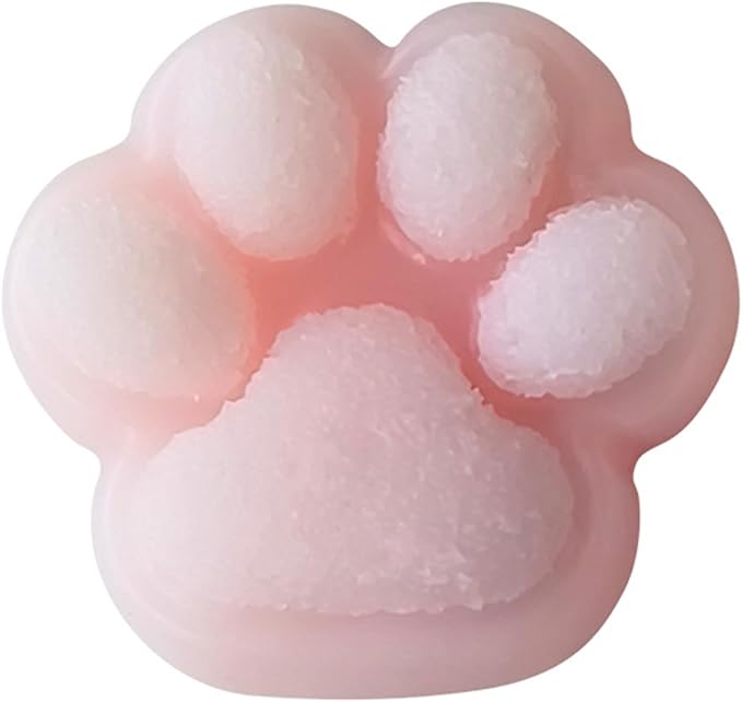 Portable Sturdy Silicone Cats Paws Squeeze Mold Set Craft Supplies for Kids Creativity and Home Decoration Enhancement