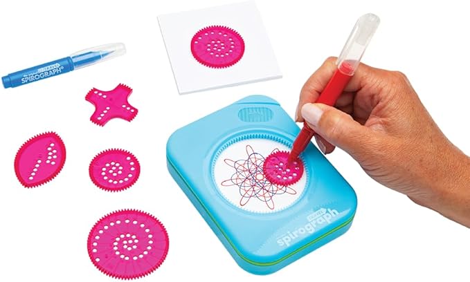 Spirograph Travel – Arts and Crafts, Travel Toys, Kids Toys, Art Supplies, Craft Supplies, Toddler Arts and Crafts, Drawing Art Kit, Toddler Activities, Unleash Your Child Inner Artist, Ages 5+