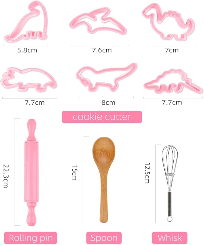 TOONRAIN Kids Cooking and Baking Set Chef Hat and Apron Dress Up Kitchen Costume Boys Girls Toys Birthday Christmas Gift