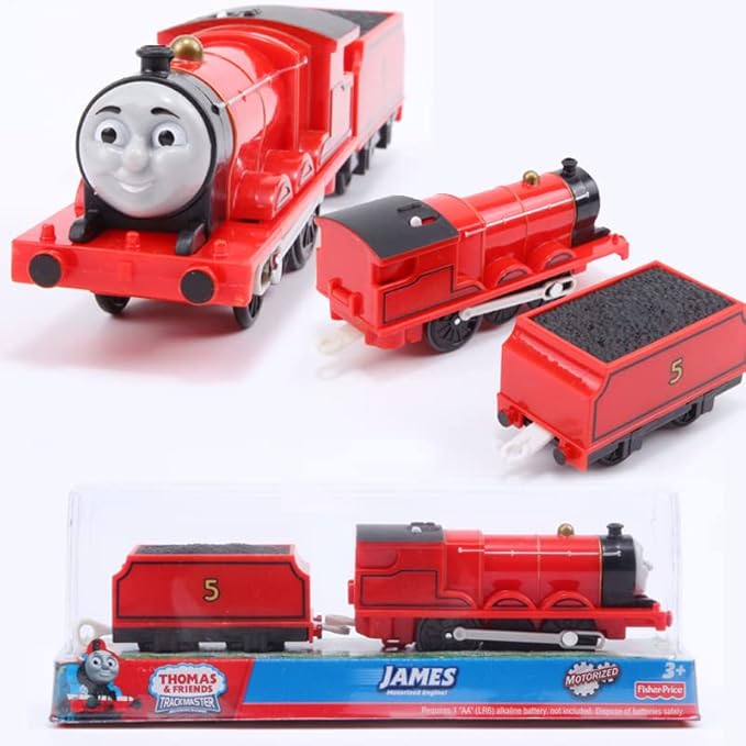 wltk Motorized Train Engine Toy Set, Battery-Powered Train’s Friend Toy Set ,Toddlers Train Toys for Age 3 4 5 6 7 8 Kids Boys Girls