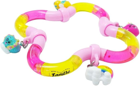 Tangle Charms - Tangle Fidget Friendship Bracelets (Color Rush) - - Charm Bracelets - Mystery Charm - Tangle Fidgets for Kids - Cute Tangle Fidgets