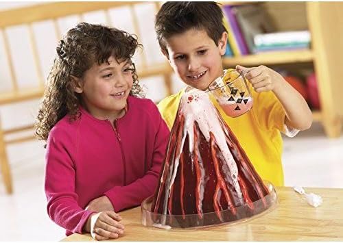 Learning Resources Erupting Volcano Model, Fun Science Learning, Homeschool, Cross-Section Model with Foaming Lava, Ages 6+