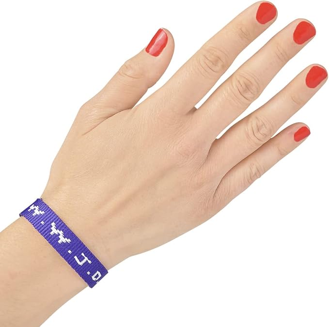 Rhode Island Novelty W.W.J.D. Webbing Bracelets, Twelve Per Order