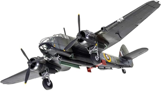 Airfix Model Airplane Kit Gift Set - A04021 Bristol Beaufort Mk.I, Plastic Plane Model Kits for Adults & Kids 14+, Skill Level 2, 1:72 Scale WW2 Military Aircraft - Real Aeroplane Model Gifts