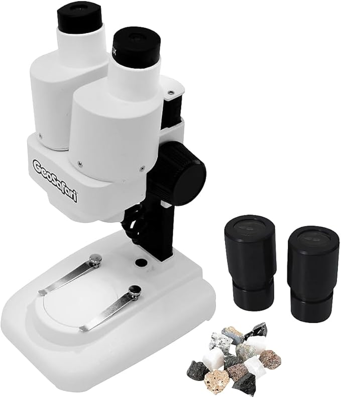 Educational Insights GeoSafari Stereoscope - Introductory Stereo Microscope for Kids Ages 8+, Science Toys for Kids