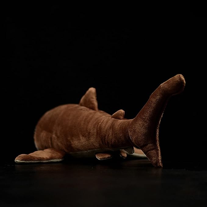 ZHONGXIN MADE Simulation Megamouth Shark Plush Toy - Realistic 20" Long Lifelike Whale Stuffed Toys, Super Soft Realistic Sea Simulation Shark Plush Gift Collection for Kids Children