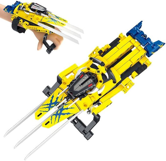 Wolver Claw Building Toys for Kids Ages 6 and Up - Kids Role Play Toys with Simulate Flexible Claw - 260pcs Super Hero Building Blocks Elements for Play and Display