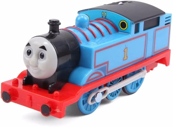 wltk Motorized Blue TH-OMAS Train Engine Toy Set, Battery-Powered Train’s Friend Toy Set ,Toddlers Train Toys for Age 3 4 5 6 7 8 Kids Boys Girls