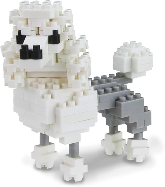 BOROLA Pet Dog Building Blocks Set Educational Toy Realistic Fun Animal Assembly Kit Toys Games(Poodle Blocks)