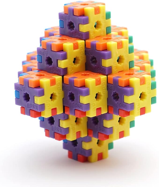 Incredibly Interconnectable Toys KADU Classic 250 Piece Classic Set - STEM/STEAM Building + Construction Toy, for Open + Imaginative Play Ages 5+