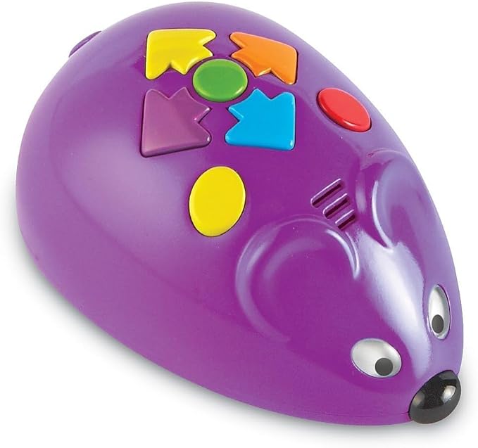 Learning Resources Code & Go Robot Mouse - 31 Pieces, Ages 4+, Coding STEM Toys, Screen-Free Coding Toys for Kids