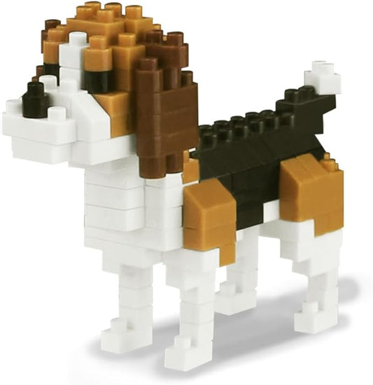 BOROLA Pet Dog Building Blocks Set Educational Toy Realistic Fun Animal Assembly Kit Toys Games(Beagle Blocks)