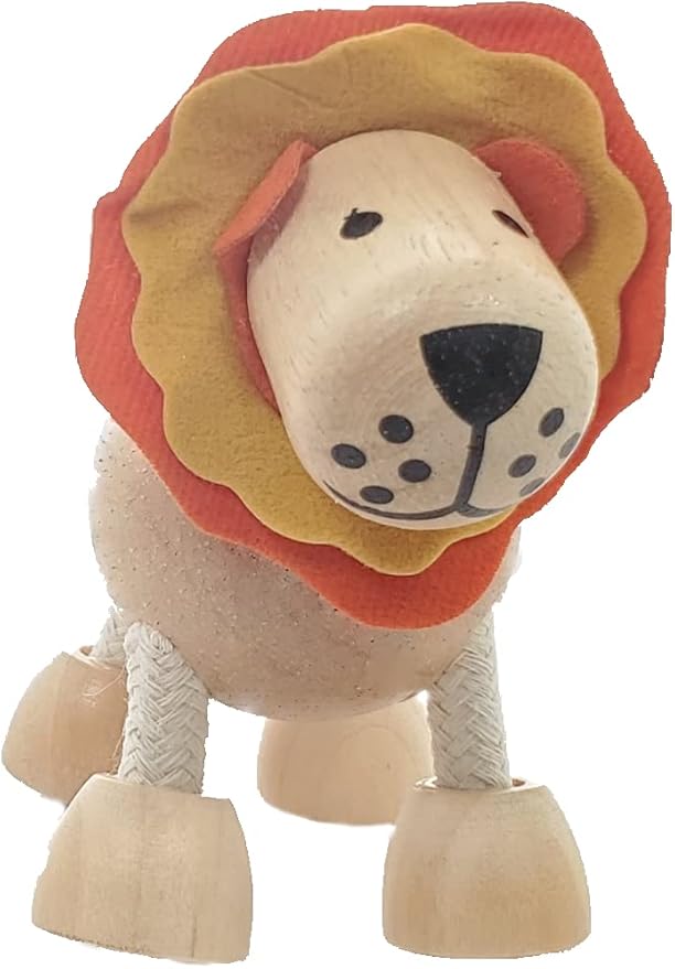 TEKOR Bendable Wooden Animal Toys (Set of 12) | Ages 3 & up | Fun & Posable Animals for Toddlers | Preschool Montessori Toys | Smooth Natural Wood | Endless Play for Girls & Boys