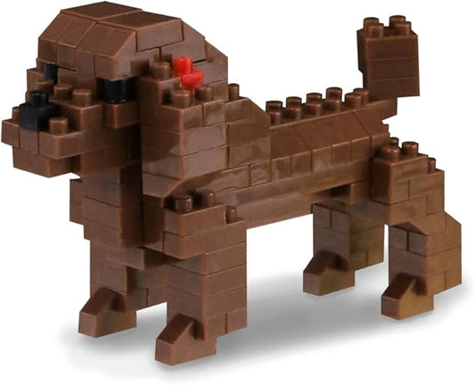 BOROLA Pet Dog Building Blocks Set Educational Toy Realistic Fun Animal Assembly Kit Toys Games(Teddy Blocks)