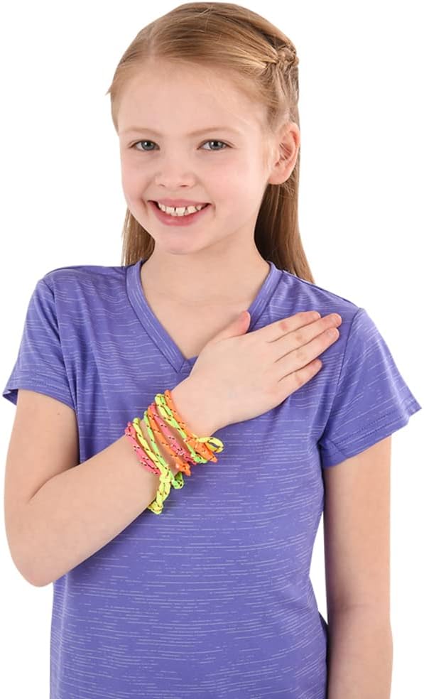 Rhode Island Novelty 144 (1 Gross) Neon Rope Friendship Bracelets New