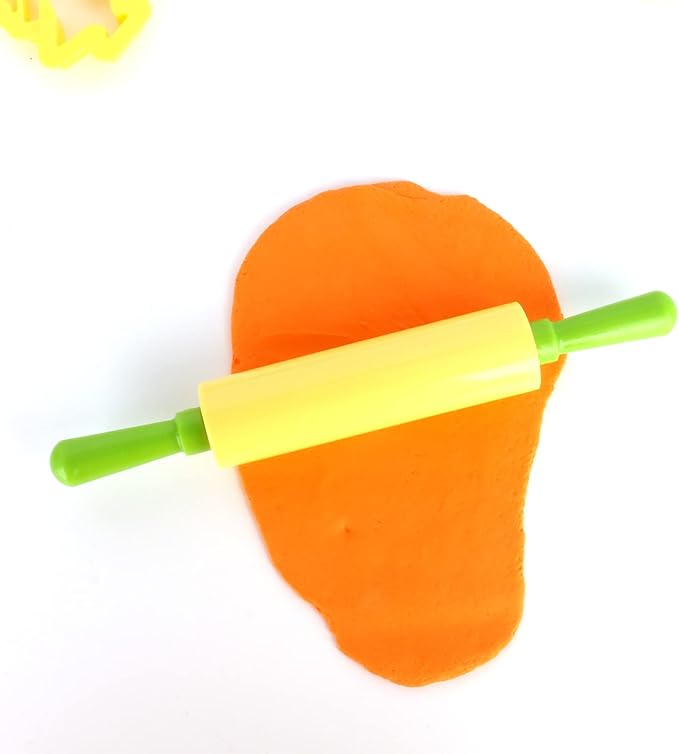 Play Dough Tools Set for Kids Ages 2-4 19PCS Non Toxic Playdough Accessories Modeling Clay Tools with Animal Cookie Cutters Molds Rolling Pin Scissors Bulk Pack for Toddlers Arts Crafts Activities