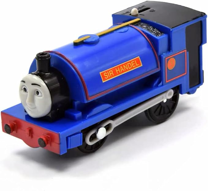 Motorized Green Henry Train Engine Toy Set, Battery-Powered Train’s Friend Toy Set ,Toddlers Train Toys for Age 3 4 5 6 7 8 Kids Boys Girls (SIR Handel)