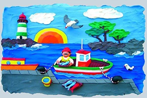 Jovi Plastilina Reusable and Non-Drying Modeling Clay, Set of 30 1.75 Oz. Plasticine Bars, 2 Each of 15 Colors, Non-Toxic and Gluten-Free, for Arts and Crafts Projects