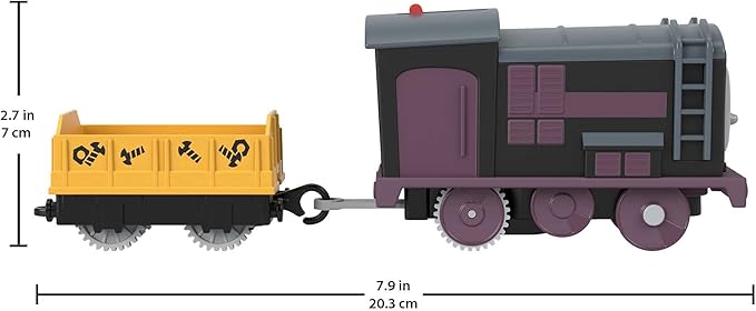 Thomas & Friends Motorized Toy Train Diesel Battery-Powered Engine with Cargo for Pretend Play Preschool Kids Ages 3+ Years
