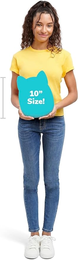 Squishmallows Original 10-Inch Melzie The Chipmunk - Official Jazwares Plush - Collectible Soft & Squishy Chipmunk Stuffed Animal Toy - Add to Your Squad - Gift for Kids, Girls & Boys