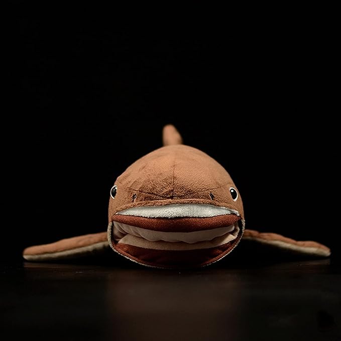 ZHONGXIN MADE Simulation Megamouth Shark Plush Toy - Realistic 20" Long Lifelike Whale Stuffed Toys, Super Soft Realistic Sea Simulation Shark Plush Gift Collection for Kids Children
