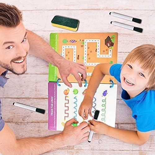 Preschool Learning Activities for 2 Year Olds Toddler with 4 Dry Erase Markers for Preschool Classroom Montessori for 2 3 4 Years Kindergarten Workbooks
